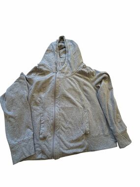 The North Face Light Gray Women's Hoodie - Soft Hoodie-Size XL
